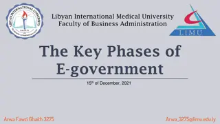 The Key Phases of E-government for Effective Governance