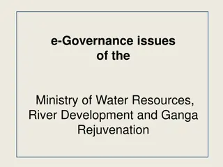 E-Governance Initiatives and Innovations in Water Resources Ministry
