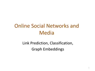 Graph Embeddings in Online Social Networks and Media