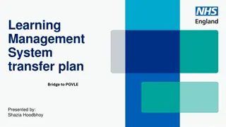 Learning Management System Transition Plan Overview