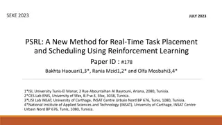 New Method for Real-Time Task Placement and Scheduling Using Reinforcement Learning
