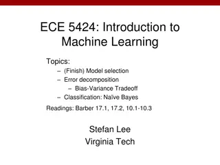 Machine Learning Model Selection and Bias-Variance Tradeoff