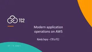 Implementing Modern Application Operations on AWS