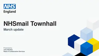 NHSmail March Updates on Collaboration, Licensing, and MFA Switch On
