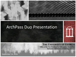Introduction to Duo for Enhanced Authentication at the University of Georgia