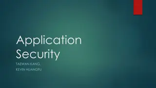 Improving Application Security: Trends and Two-Factor Authentication