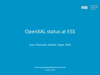 ESS OpenXAL Upgrades and Applications Update April 2025