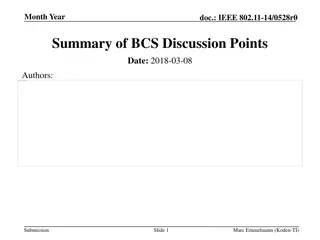 IEEE 802.11-14/0528r0 Discussion Points and Security Questions