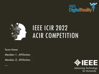 Enhancing IR Applications with AI and Machine Learning in IEEE ICIR 2022 Competition
