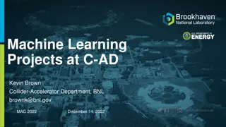 Innovative Machine Learning Projects in Collider-Accelerator Department