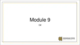 C# Programming Essentials: Explore the Basics of C# Language