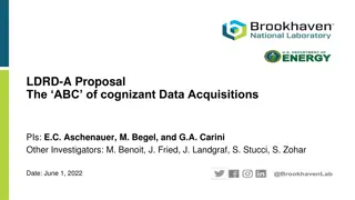 Innovative Cognizant Data Acquisitions Project