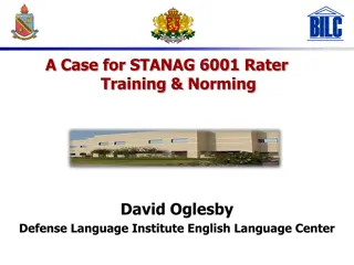 Training STANAG Raters: Background, Overview, and Norming