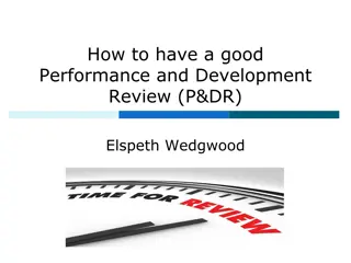Effective Strategies for Performance and Development Reviews