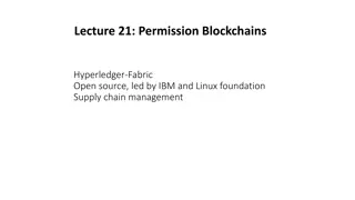 Permissioned Blockchains in Hyperledger Fabric