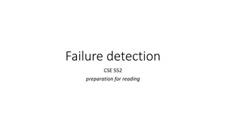 Failure Detectors and Consensus Algorithms