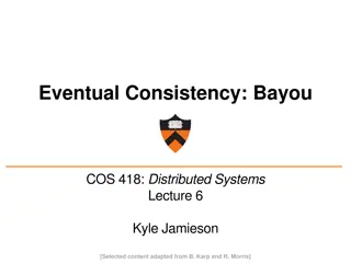 Eventual Consistency in Distributed Systems