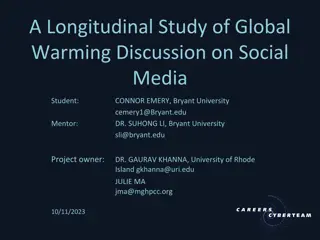 Global Warming Discussion on Social Media