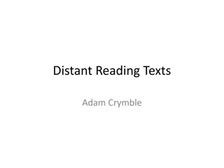 Exploring Historical Corpora Through Distant Reading and Linguistics
