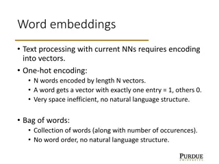 Word Embeddings for Natural Language Processing