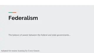 Compromise in Federalism and the U.S. Constitution