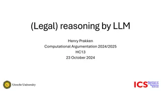 Advanced Language Models: Enhancing Legal Reasoning and Computational Argumentation