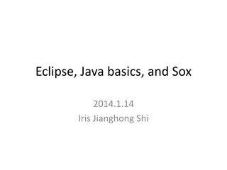 Exploring Eclipse, Java Basics, and Sox Concepts