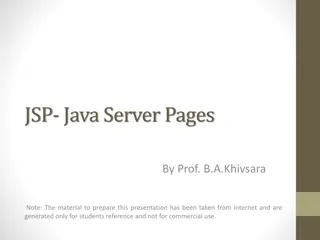 JSP Technology and its Advantages