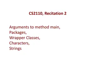 Learn About Java Programming Essentials in CS2110 Recitation 2