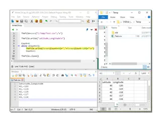 File Handling for Writing and Formatting Data Across Applications