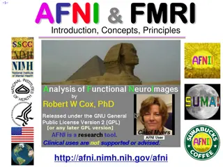 Functional MRI: Introduction, Concepts, Principles