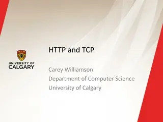HTTP and TCP Protocols in Networking