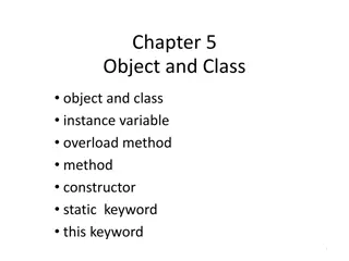 Object-Oriented Programming Concepts in Java