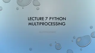 Python Multiprocessing: Threads vs. Processes