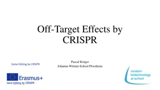 Off-Target Effects in CRISPR Gene Editing