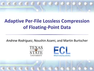 Advanced Lossless Compression of Floating-Point Data