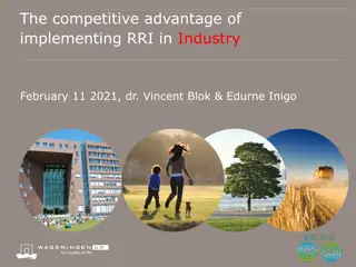 Implementing Responsible Innovation in Industry: Overcoming Barriers and Driving Competitive Advantage