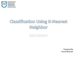 Classification Using K-Nearest Neighbor and Distance Measures