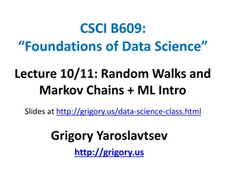 Random Walks and Markov Chains in Data Science Lecture
