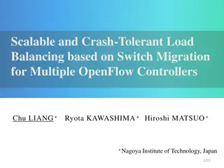 Scalable and Crash-Tolerant Load Balancing for OpenFlow Controllers
