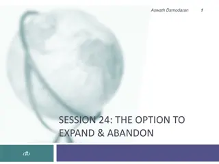 Real Options for Expansion and Abandonment in Business