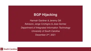 BGP Hijacking in Autonomous Systems