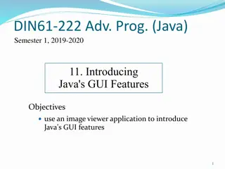 Exploring Java's GUI Features with Image Viewer Application