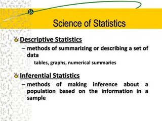 The Science of Statistics: Descriptive vs. Inferential, Variables, Data Types & More