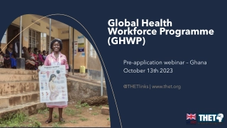 Strengthening Health Workforce in Ghana, Kenya, and Nigeria through GHWP