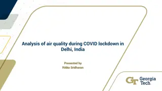 Air Quality Analysis During COVID Lockdown in Delhi, India