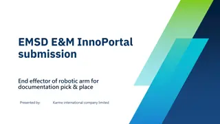 Efficient Pneumatic End Effector for Robotic Arm Applications