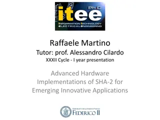 Advanced Hardware Implementations of SHA-2 for Innovative Applications