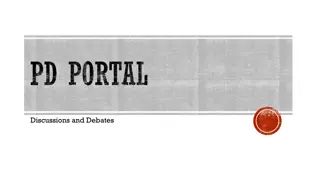 PD Portal Features and Financial Year Changes