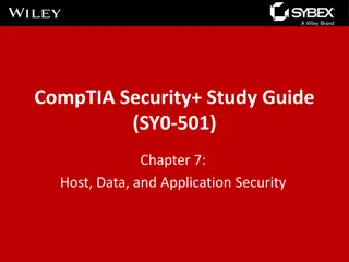 Exploring Host, Data, and Application Security Measures
